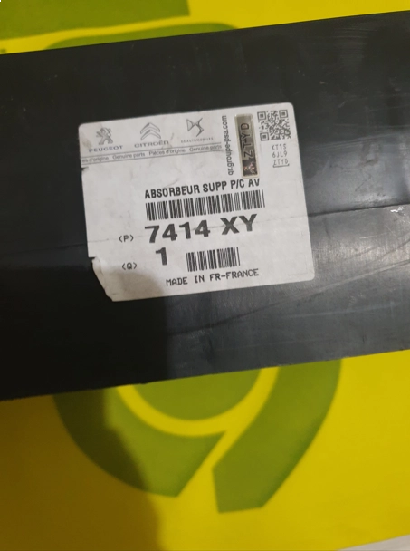 resimler/genel/Citroen C5 X7 Ön Tampon Darbe Emici Orjinal 7414XY